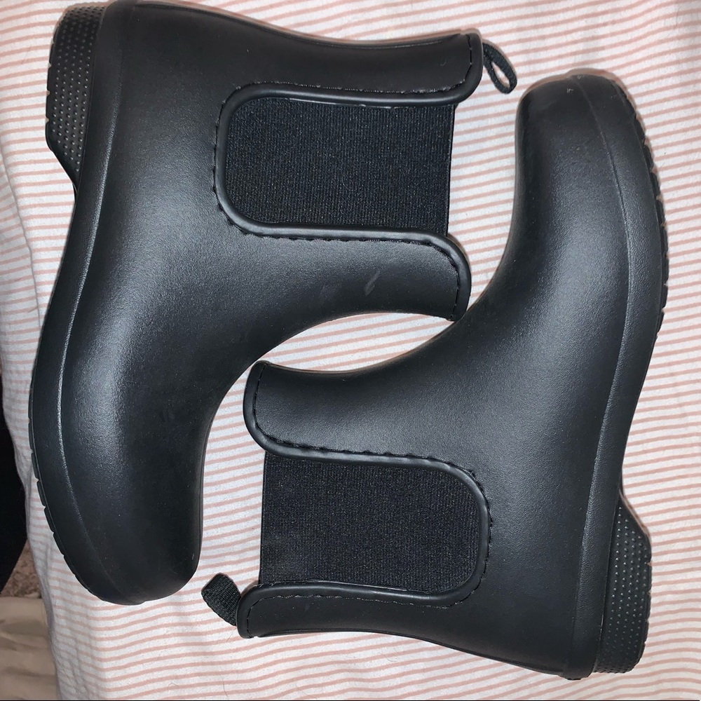 Croc rain boots